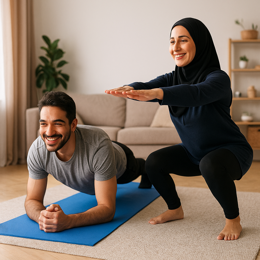 ورزش ساده در خانه برای کاهش چربی شکمی در سبک زندگی ایرانی