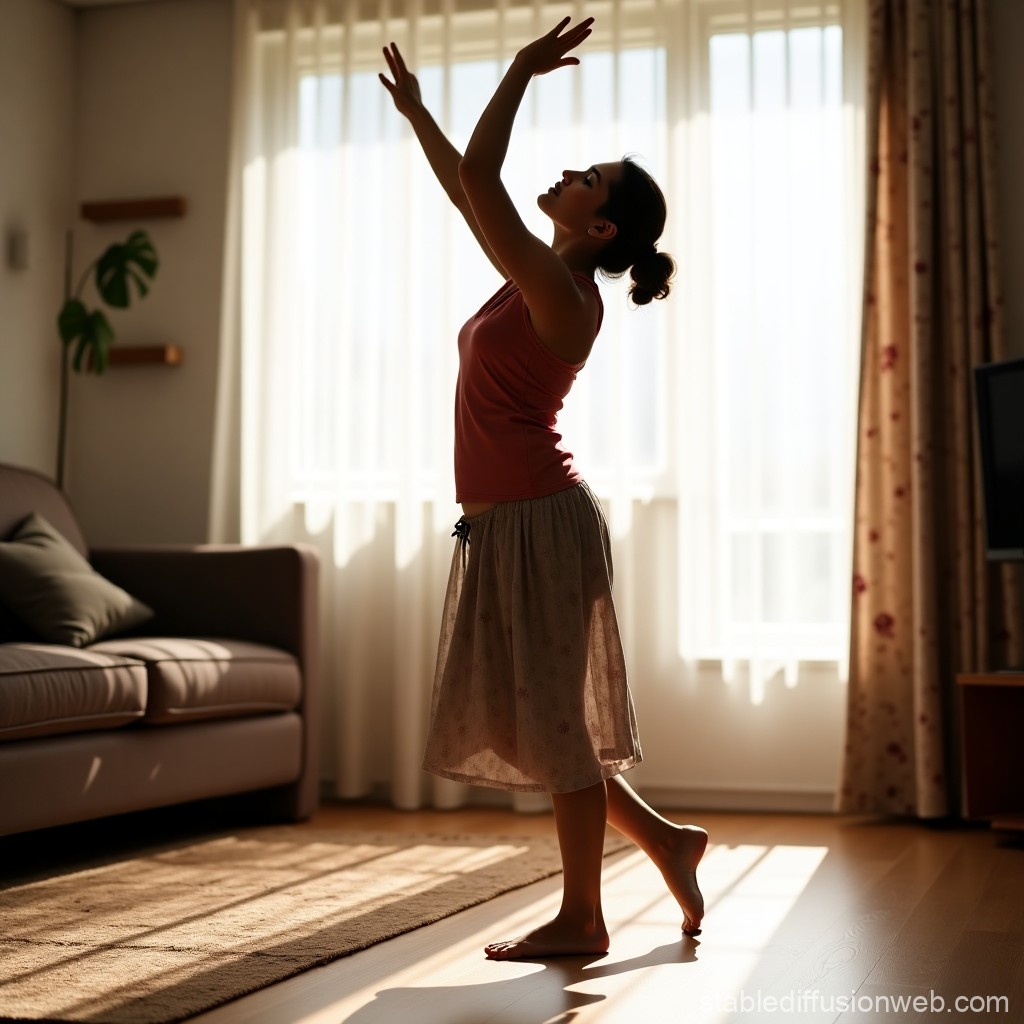 ورزش در خانه بدون تجهیزات برای کاهش وزن و سلامتی در سبک زندگی ایرانی.